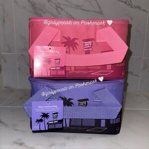 Trader Joe's Bundle Mini Insulated Pink & Purple Bag Bundle of 2